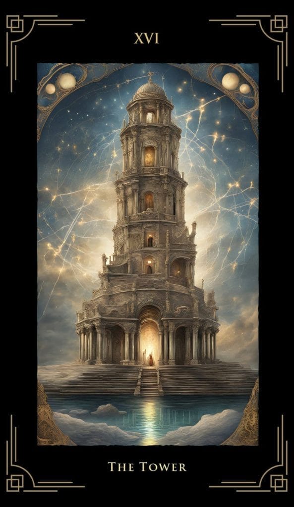 A Carta da Torre Hidden Arcana Tarot